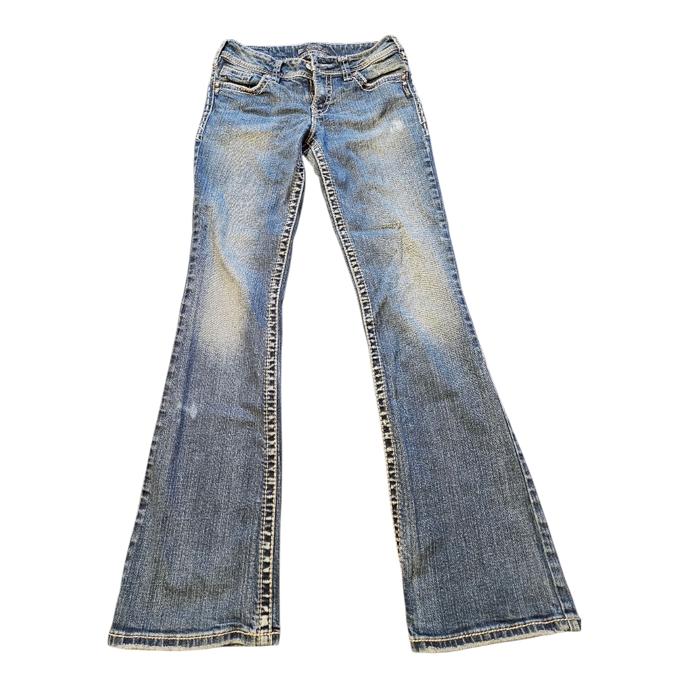 Silver Jeans Women's Classic Blue Wide Leg Jeans